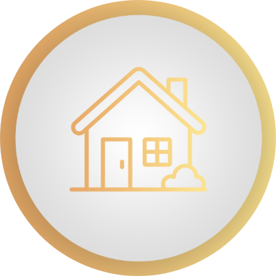 House icon representing the Build step
